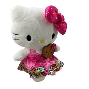 Hello Kitty Cafe Plush v2 Dress Cookie 8” Plush SIL-34641 Sanrio 2021 HKC
